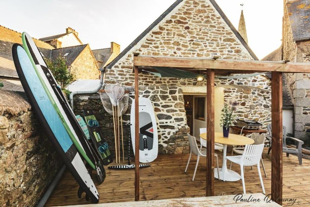 Ty Ar Mor Maison De La Mer, A 40 M De La Plage Saint-Michel-en-Grève Zewnętrze zdjęcie