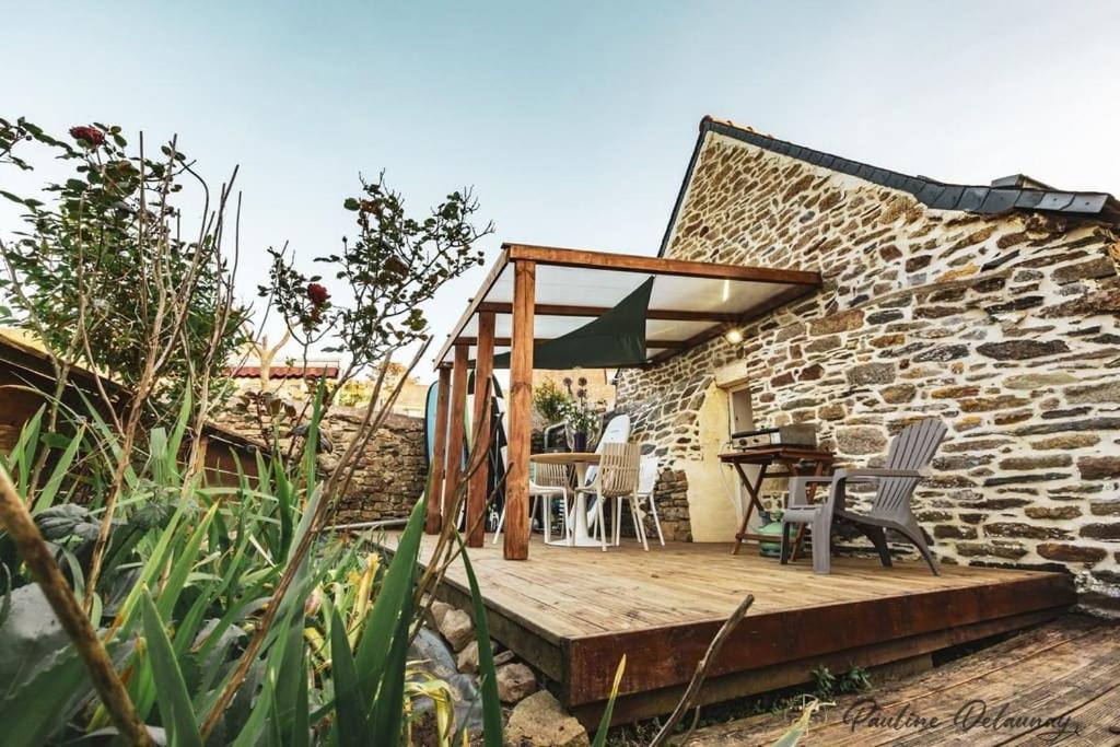Ty Ar Mor Maison De La Mer, A 40 M De La Plage Saint-Michel-en-Grève Zewnętrze zdjęcie